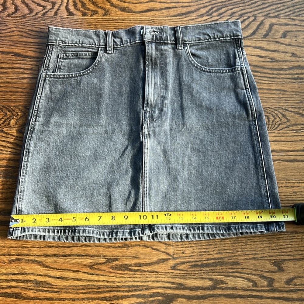 Everlane the way high denim skirt 29 - Picture 8 of 8
